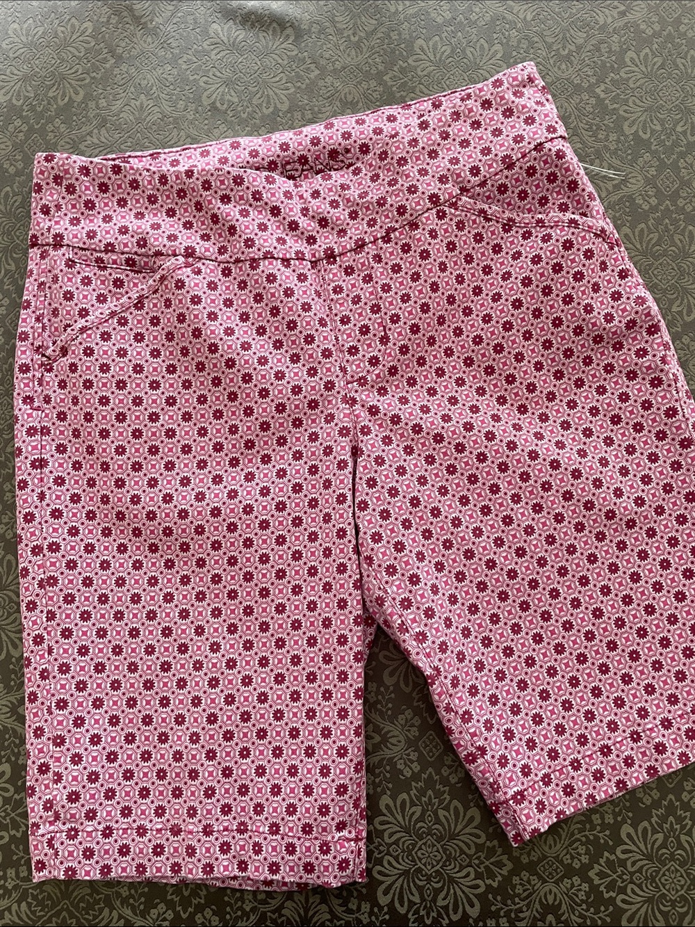 Jag Women’s Pink Patterned Stretch Shorts